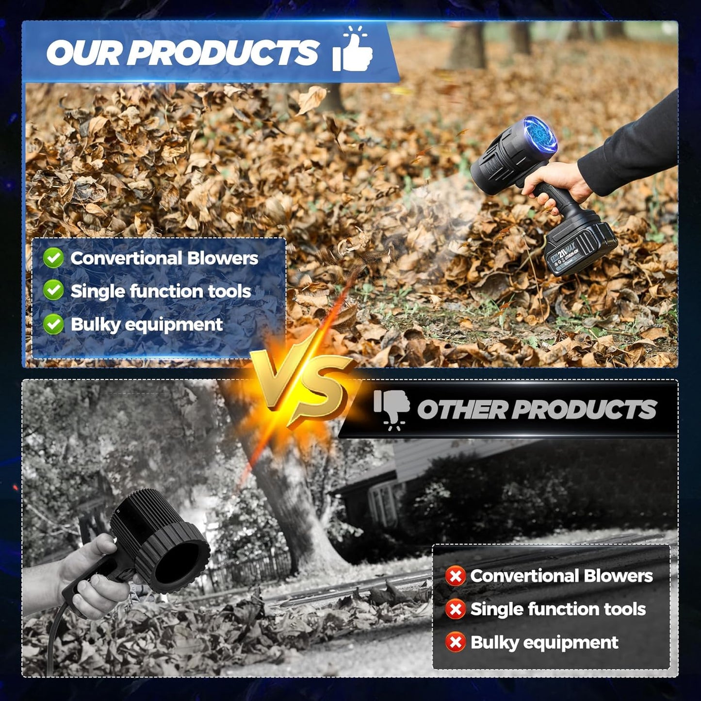 Soplador inalámbrico profesional -JetClean™ Incluye Dos Baterias