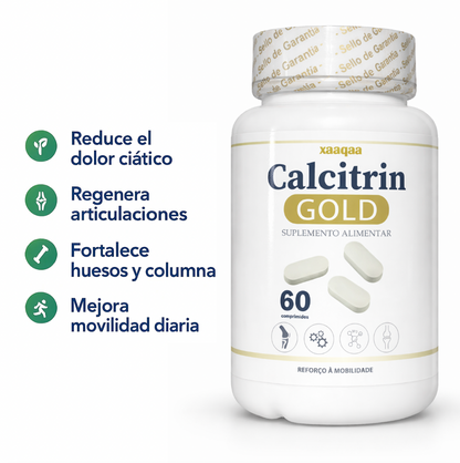 Calcitrin Gold 60 Caps - Recupera Tu Movilidad de forma natural - Alivia Tu Ciática🦴👵🏻✨