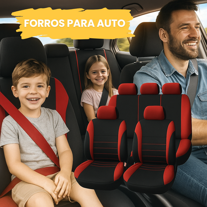 FORROS UNIVERSALES PARA AUTOS JUEGO PARA LOS 5 ASIENTOS