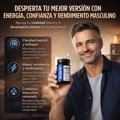 Capsulas SELERB® Complex NAD+ | Mejora erecciones , grosor y tu potencia sexual🍆